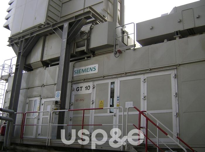 Used 25 MW 2002 Used Siemens Alstom GT 10B Natural Gas Turbine Generator Set