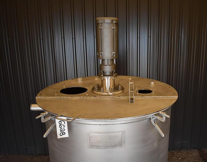 Used Sold USED 210 GALLON MIXING TANK, STAINLESS STEEL at CarterWilson