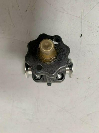 Used ITT Pure-FLO 1-316L-RA20MAX-CWP150 Diaphragm Valve  w/ 1" Sanitary Fittings