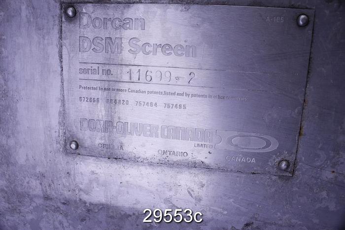 Used Dorr Oliver DSM Double Bank Screen #29553