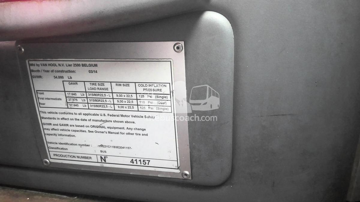 Used 2014 VAN HOOL TX45