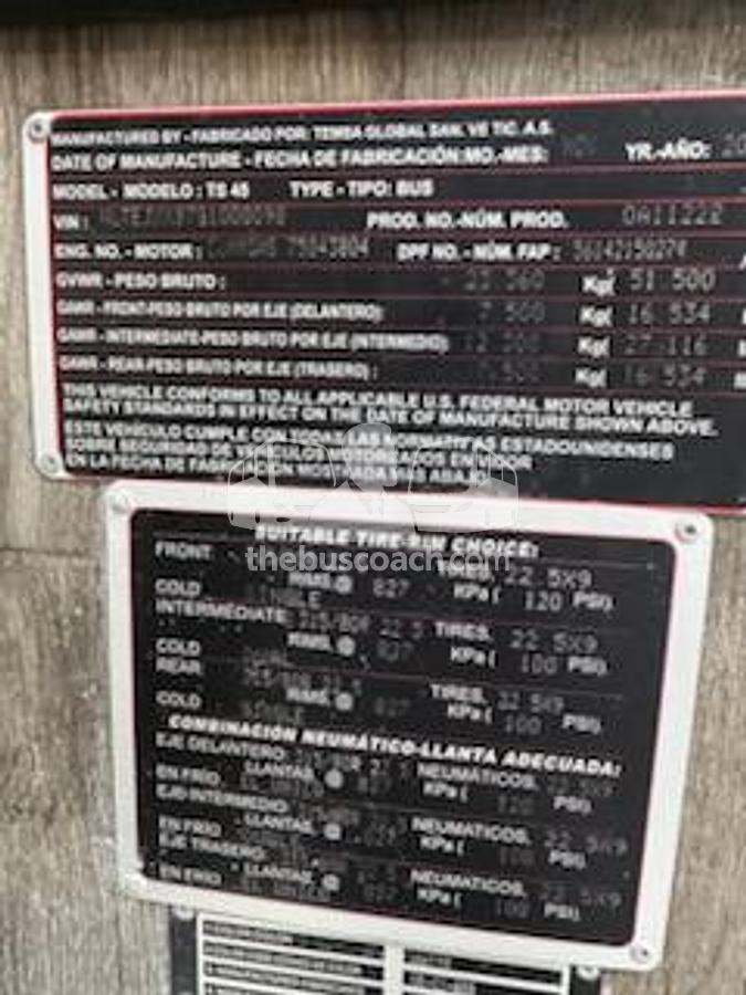 Used 2016 TEMSA TS45