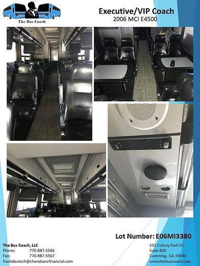 Used 2006 MCI E4500 Conv