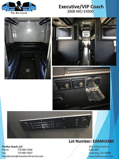 Used 2006 MCI E4500 Conv
