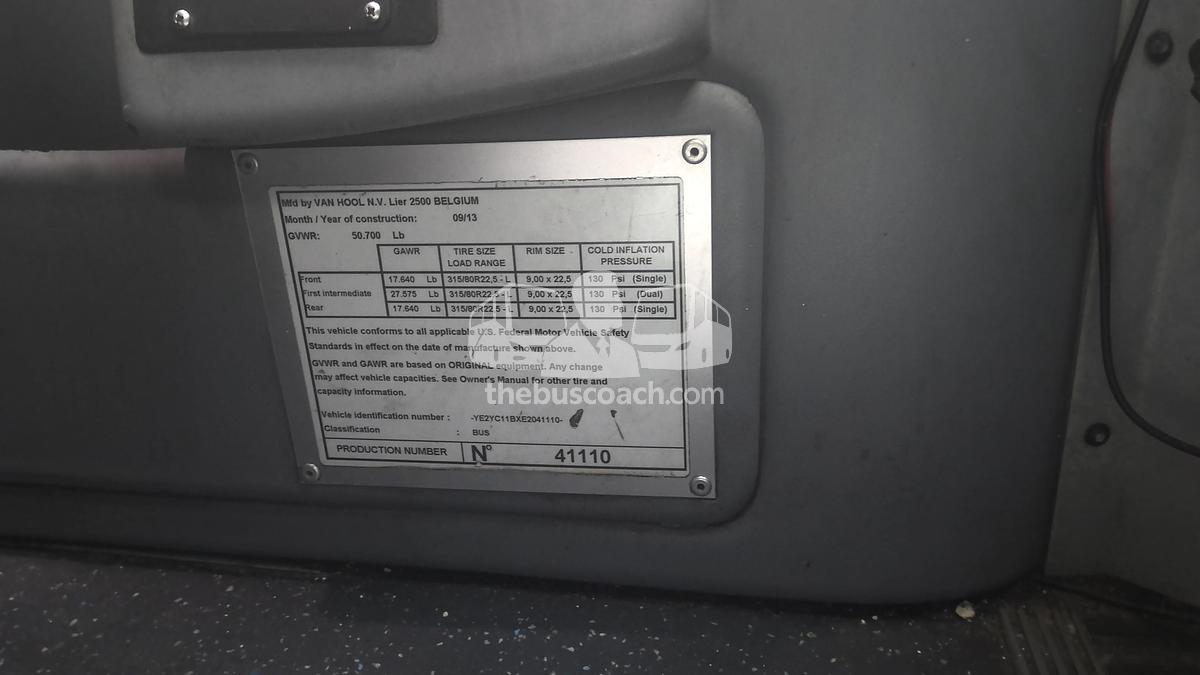 Used 2014 VAN HOOL TX45