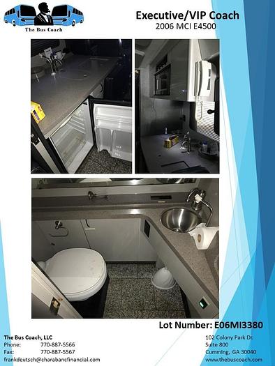 Used 2006 MCI E4500 Conv