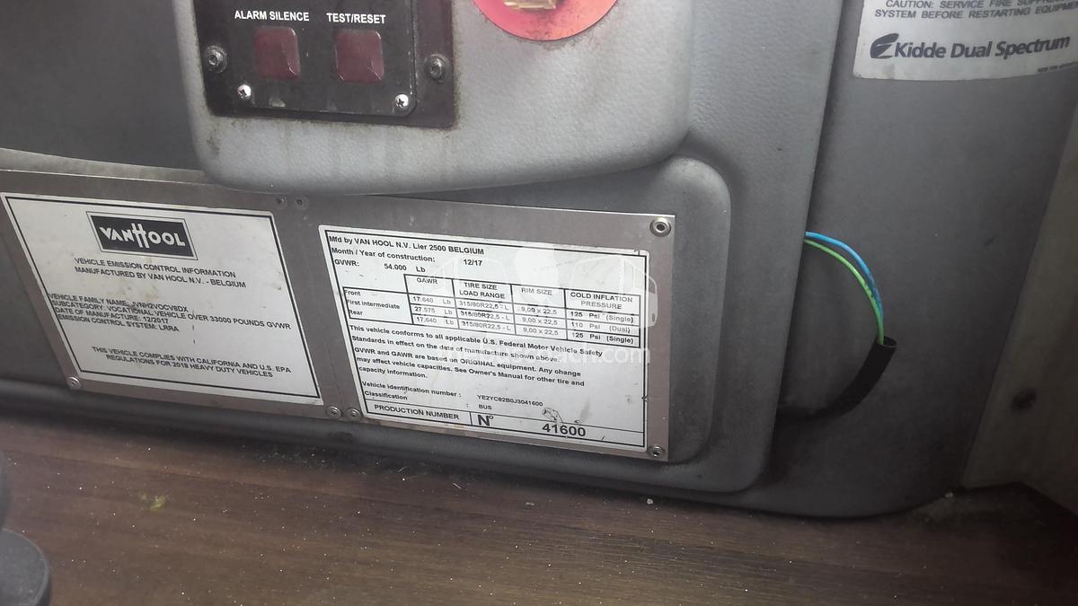 Used 2018 VAN HOOL TX45