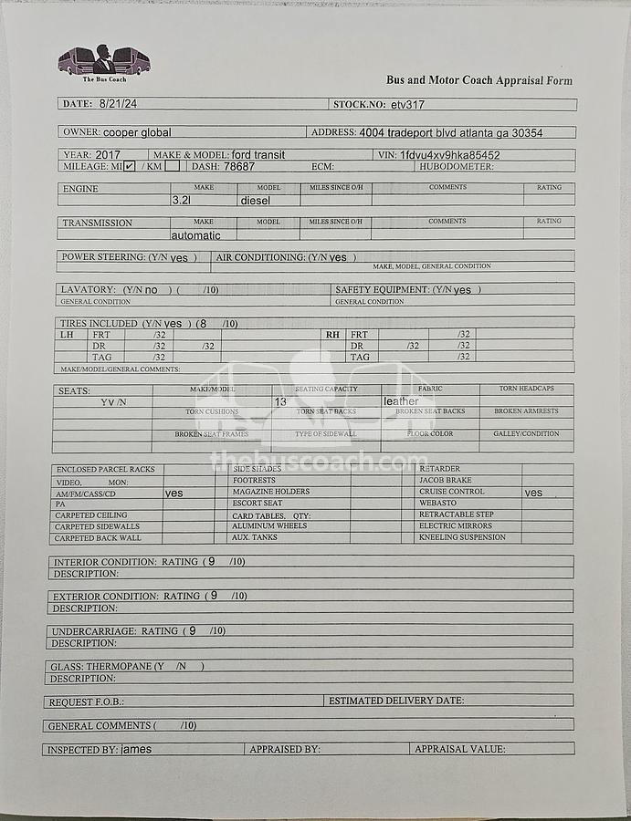 Used 2017 FORD Transit
