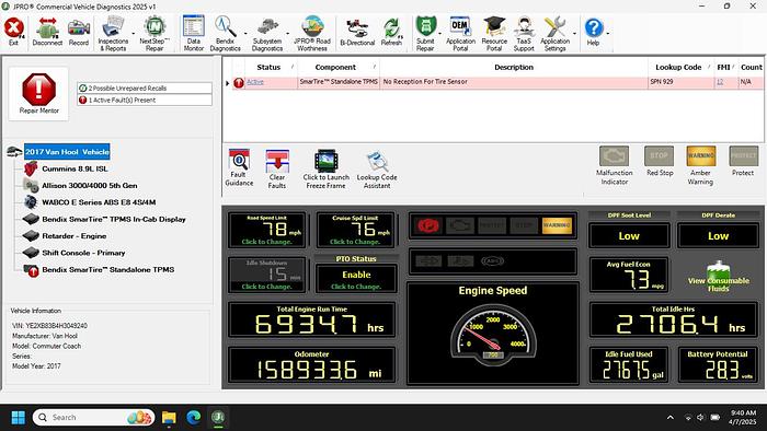 Used 2017 VAN HOOL CX35