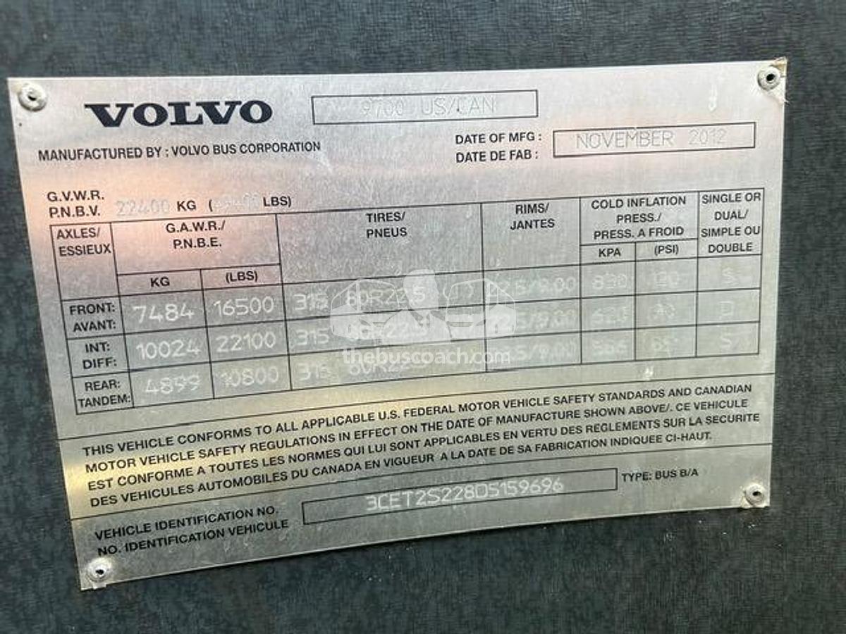 Used 2013 VOLVO 9700