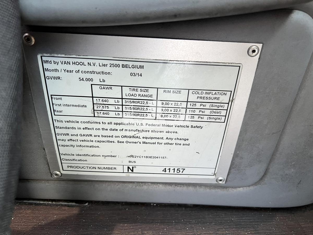 Used 2014 VAN HOOL TX45