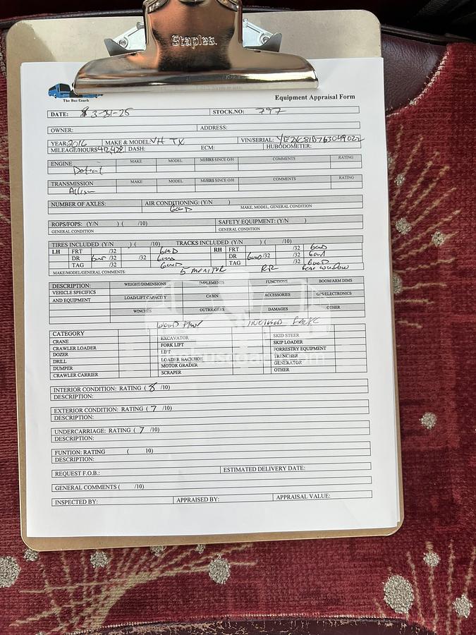 Used 2014 VAN HOOL TX45