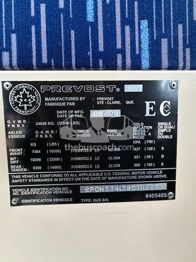 Used 2009 PREVOST H3-41