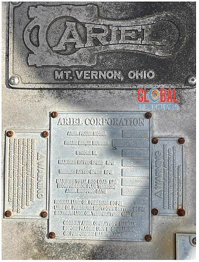 Used Item 0599 : Sullair 900/350 Air Compressor & Ariel JPG/2 Booster Combo