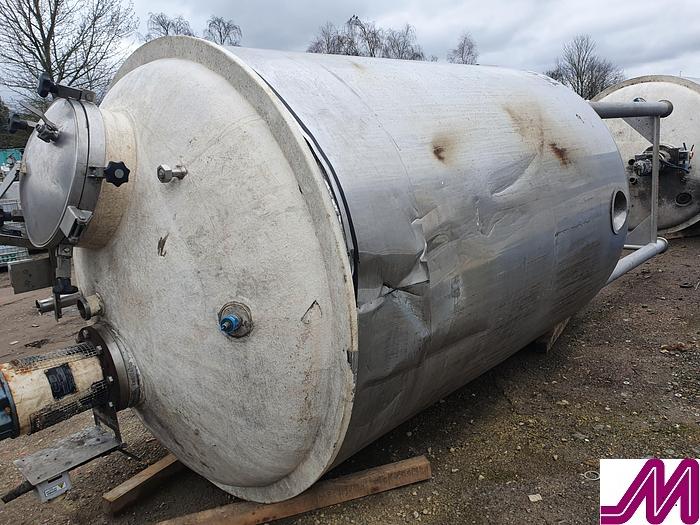 Used Shobwood Engineering 5,000 Litre Jacketed & Agitated Yeast Collection Vessel