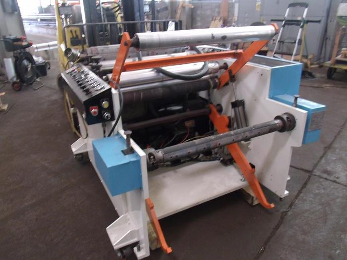 Used 33" WTI REWINDER MODEL JR 50/33/1500 1500 FPM 50" O.D. CAPACITY