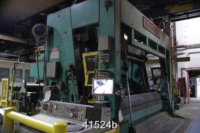 Used Jagenberg Vari-Step Winder, 157" Width, 7217 ft/min, 60" Diameter Roll #41524