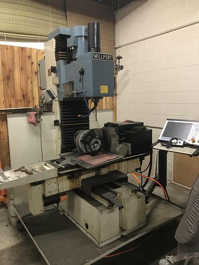 Used Millport Rhino 40B CNC Bed Mill 39" x 15.7" x 25.8" #6566