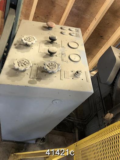 Used Manchester Machine Horizontal Track Reel, 112 Drum Face, 36" Diameter #41421