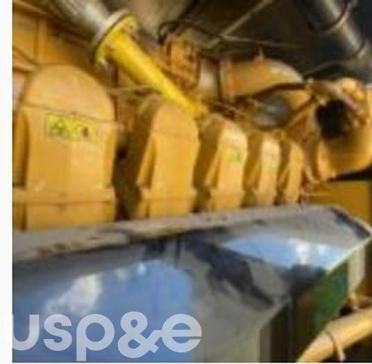 Used 1.5 MW 2014 Used Caterpillar 3516C Natural Gas Generator Sets