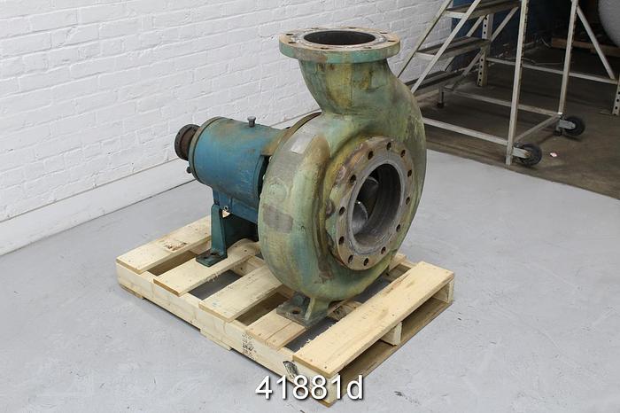 Used Goulds 3196 8x10x15 Pump, SS Casing, 6-Vane SS Impeller #41881