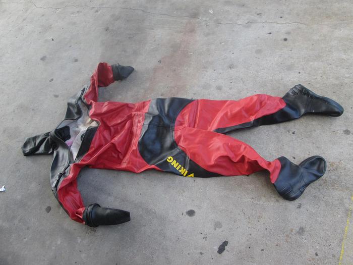 Used Viking Pro 1000 Rubber Drysuit