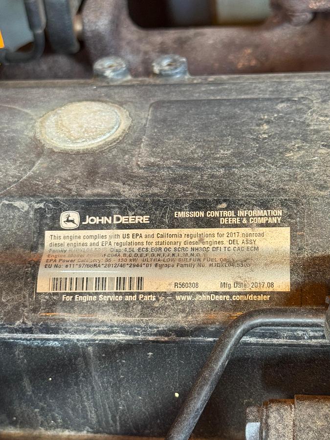 Used 2017 ATLAS COPCO XATS400 AIR COMPREESOR HIGH PRESSURE