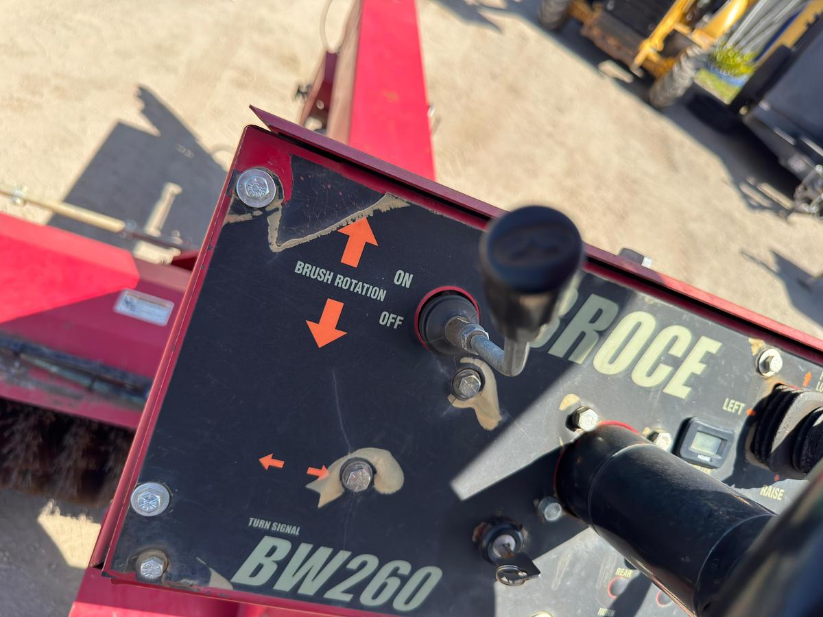 Used 2020 Broce bw260 broom sweeper