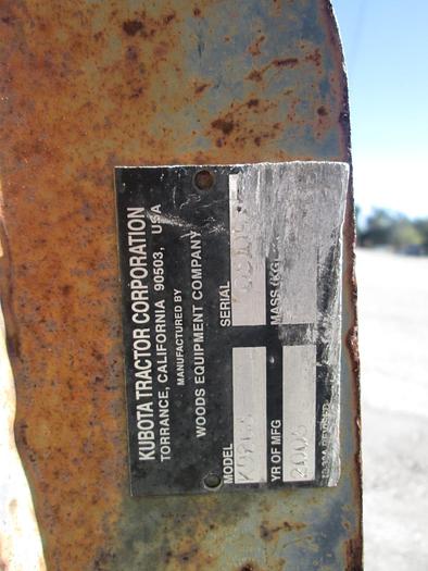 Used 6' Kubota Skid Steer Bucket