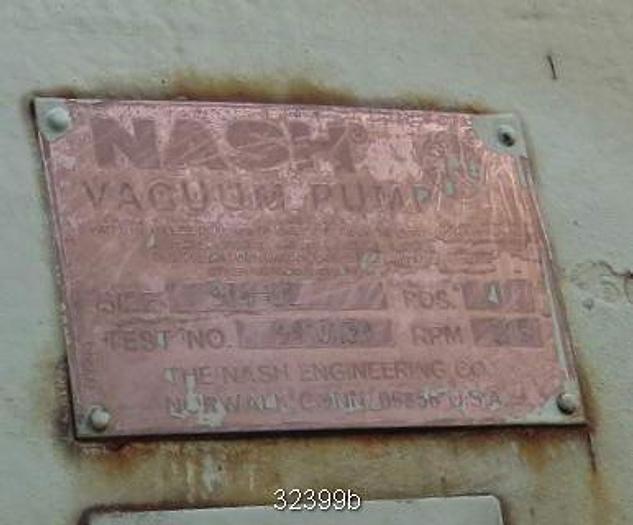 Used Nash 904-U2 Vacuum Pump #32399