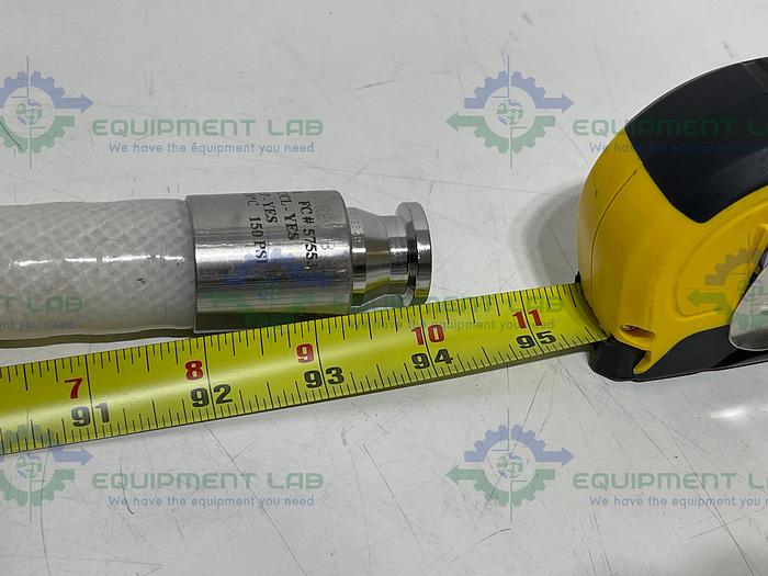 Used Saint Gobain HOSSMP-12 Pure Fit 94" Hose w/ 3/4" to 1 1/2" Sanitary Fitting