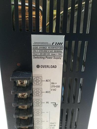 Used Costruzioni Elettroniche Switching Power Supply COD. 011862 N.03816213BS