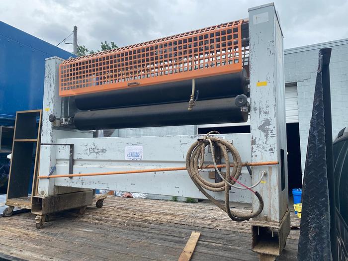 Used 2000 Fin Machine (Italy) SC2R 1600 2-Roll Glue Spreader & CLN 1600 Pinch Roller