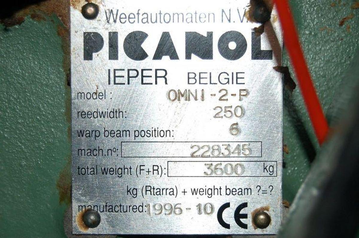 Used 1996 PICANOL OMNI2P250