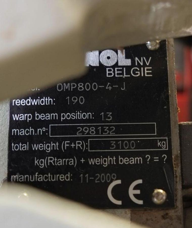 Gebruikt 2009 PICANOL OMNIplus800-4-J-190