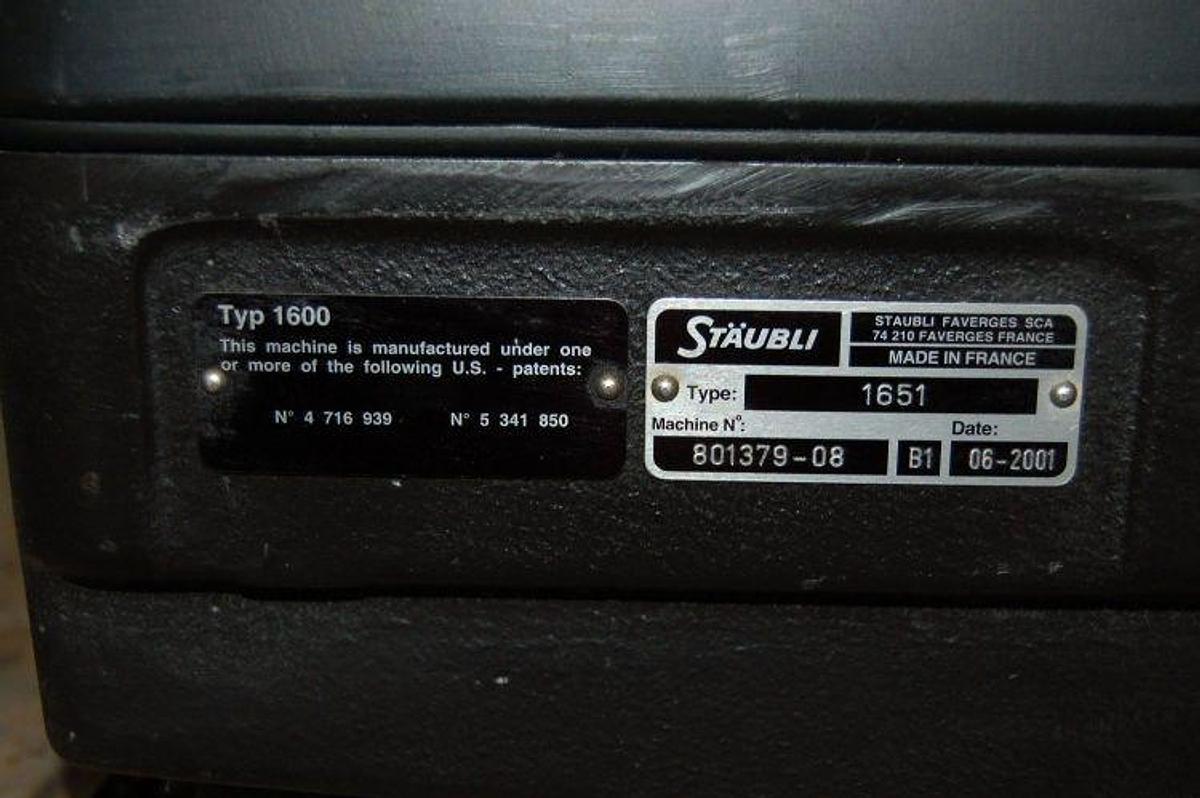 Gebruikt 2001 STAEUBLI 1651