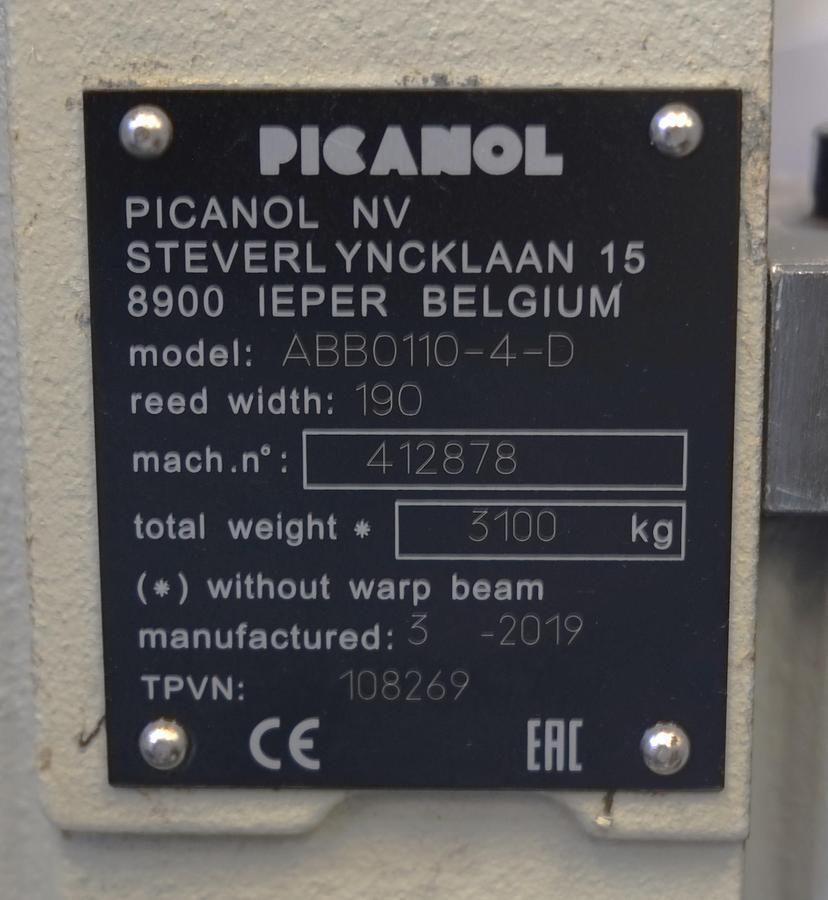 Gebruikt 2019 PICANOL Omniplus-I-4-P-340