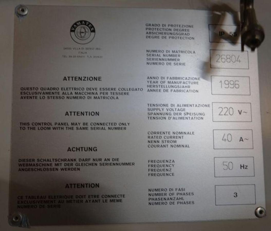 Used 1996 VAMATEX P1001ES T190