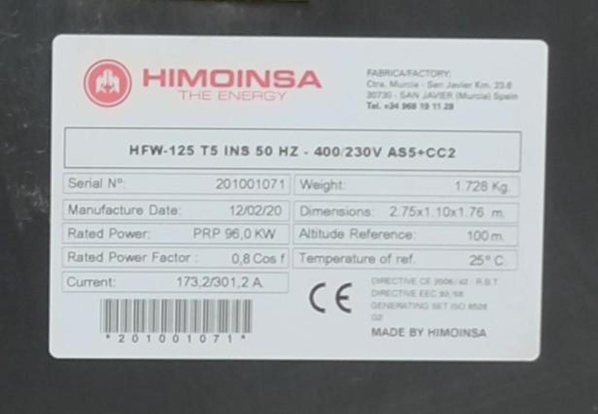 Gebruikt 2020 Vandaele Machinery HFW 125