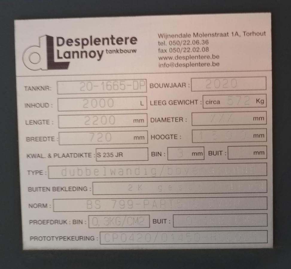 Gebruikt 2020 Vandaele Machinery HFW 125