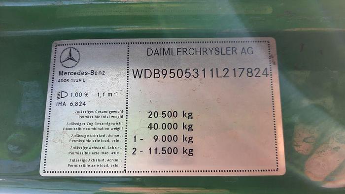 Gebruikt 2007 Mercedes-Benz Axor 1829 L + Koks Kolkenzuiger