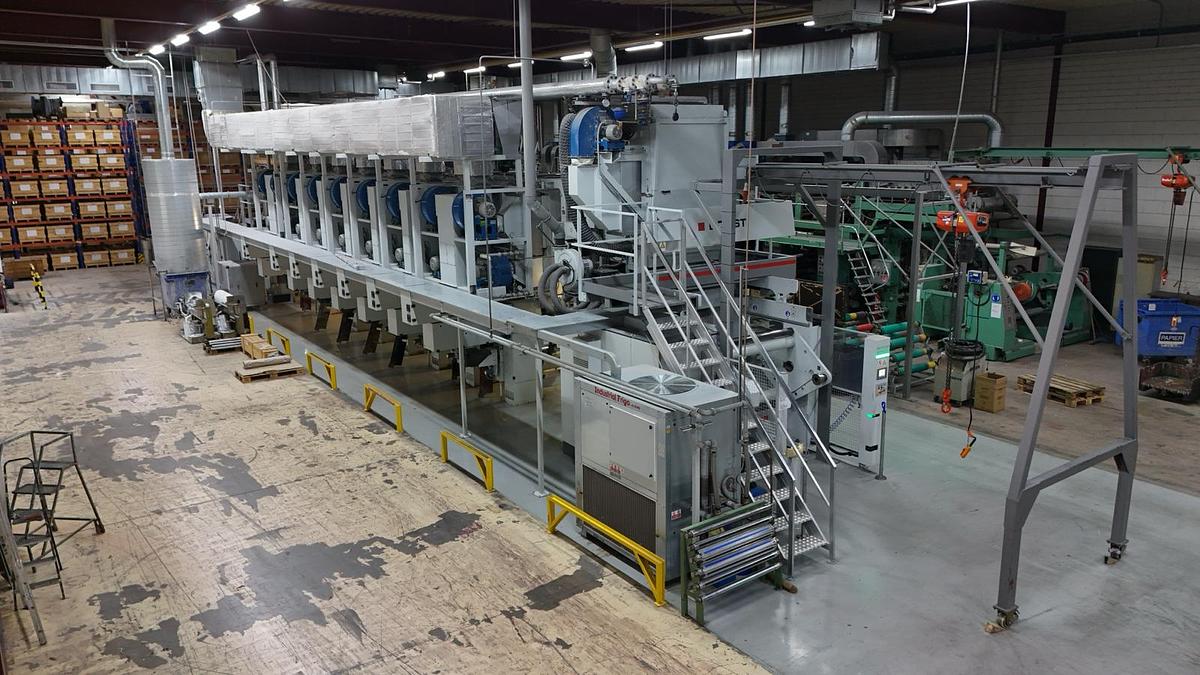 Used 2015 Bobst Rotomec 4003 1000/350/C 7-color rotogravure printing press