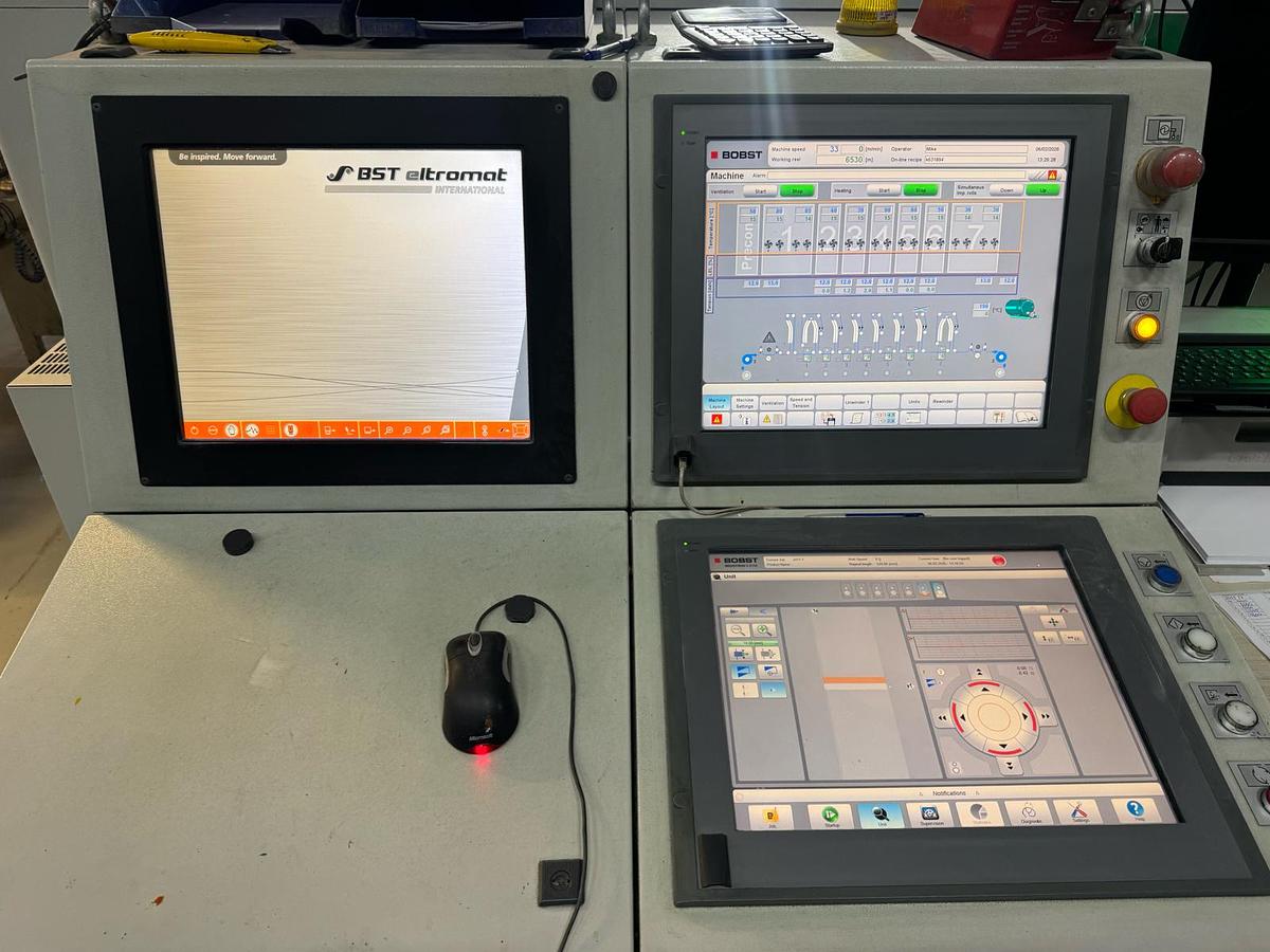 Used 2015 Bobst Rotomec 4003 1000/350/C 7-color rotogravure printing press