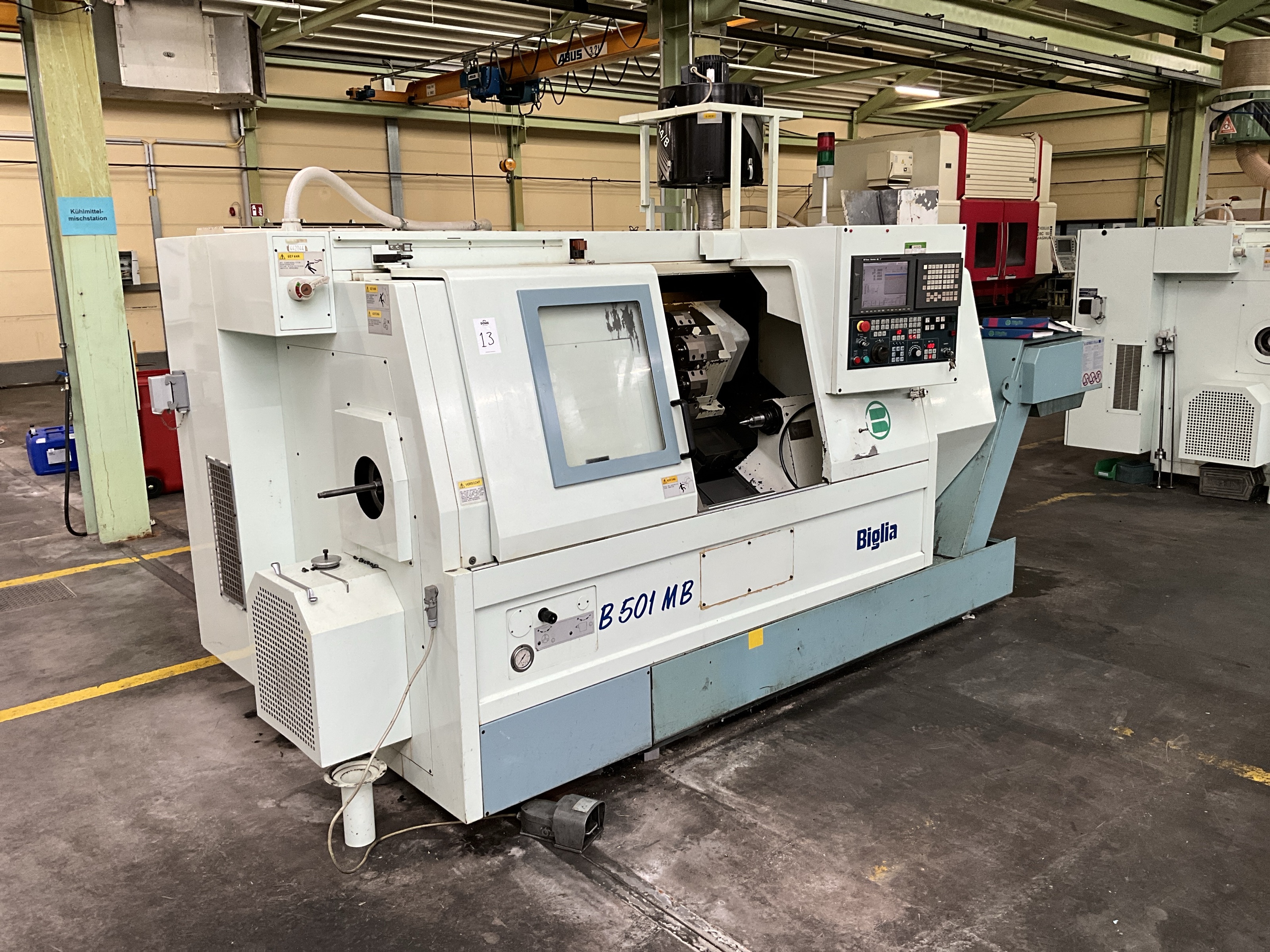 Used 2000 Biglia B 501 MB CNC Lathe