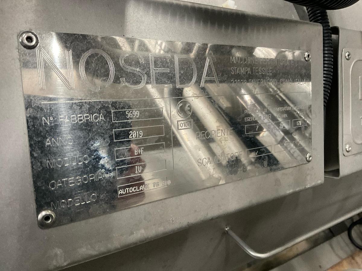Used 2019 Noseda AUTOCLAVE TS 500 horizontal fabric dyeing installation
