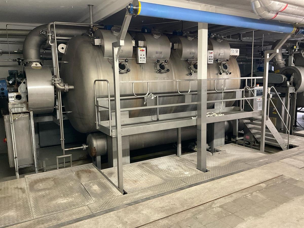Used 2004 Then AFT900 full stainless 4-fold horizontal rope dyeing installation