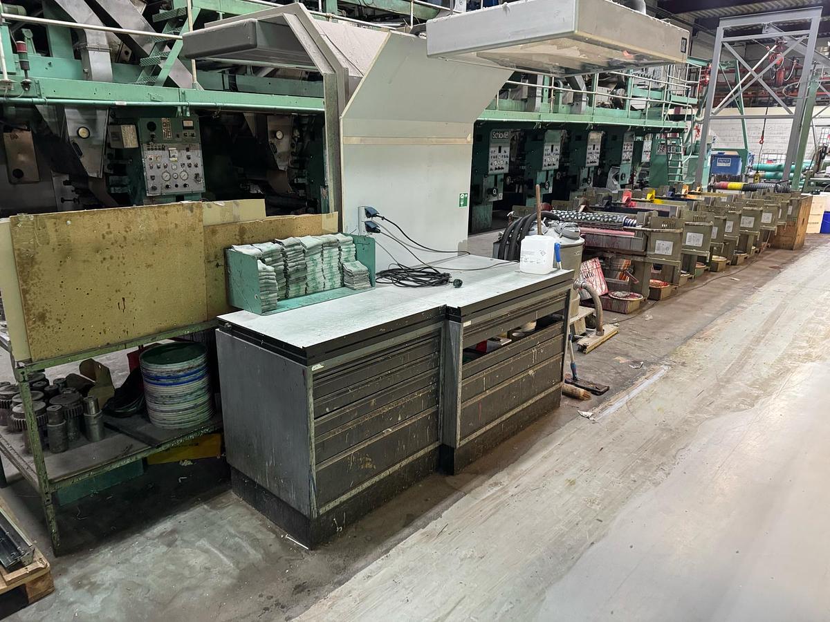 Used 2015 Bobst Rotomec 4003 1000/350/C 7-color rotogravure printing press