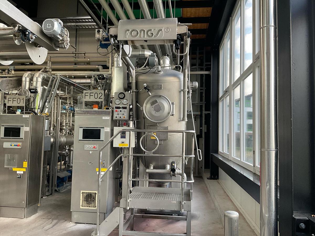 Used 2014 Fong’s ECO-8-D1T single l-shape full stainless steel tubular HT fabric dyeing installation
