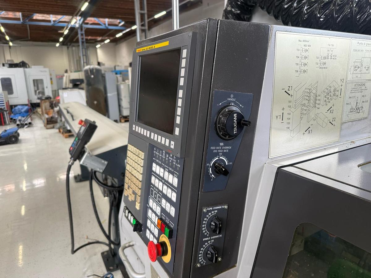 Used 2017 Tsugami B0206E-III CNC Swiss-type automatic lathe including Automatic Bar Feeder