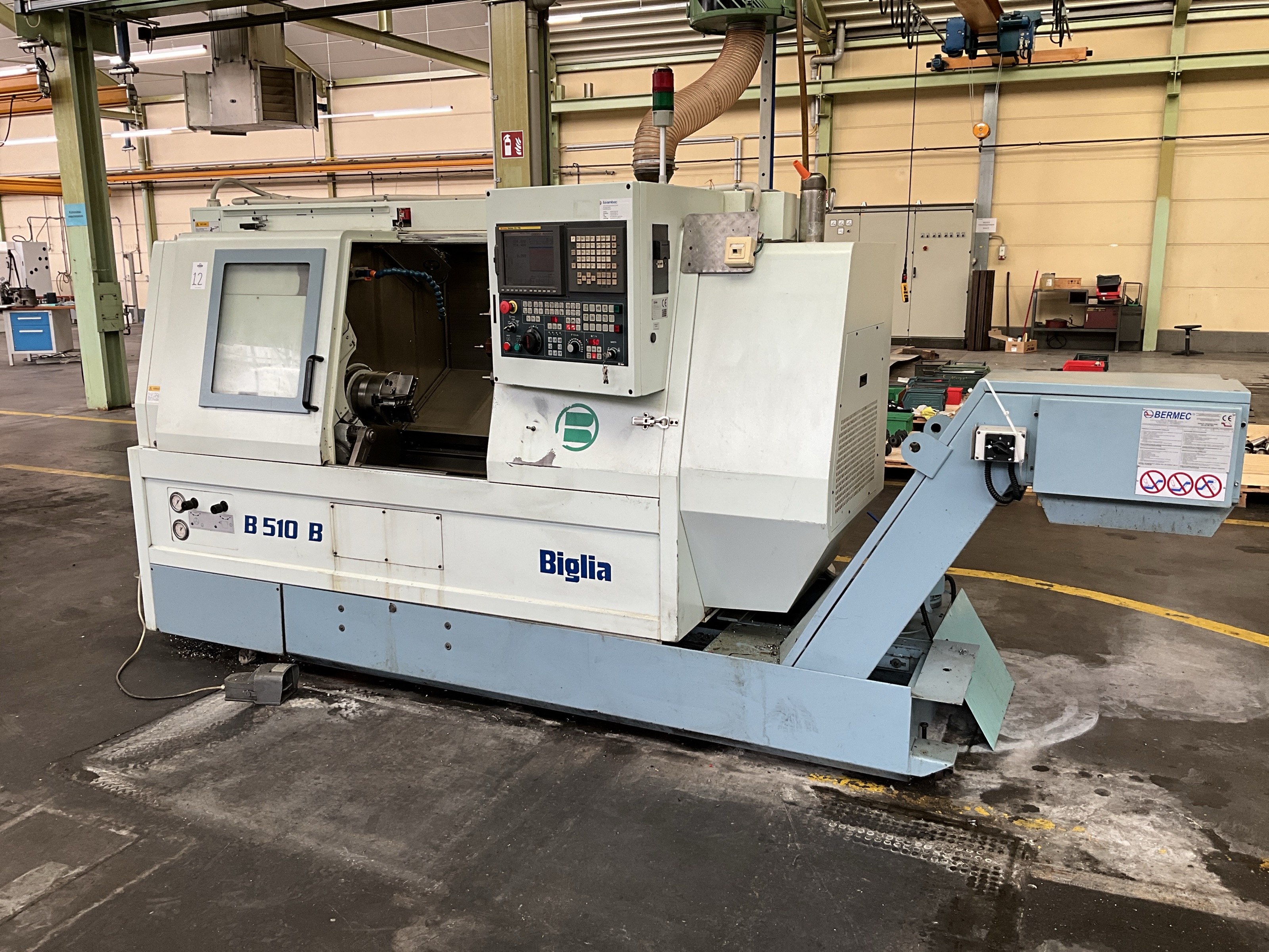 Used 2003 Biglia B 510 B CNC Lathe